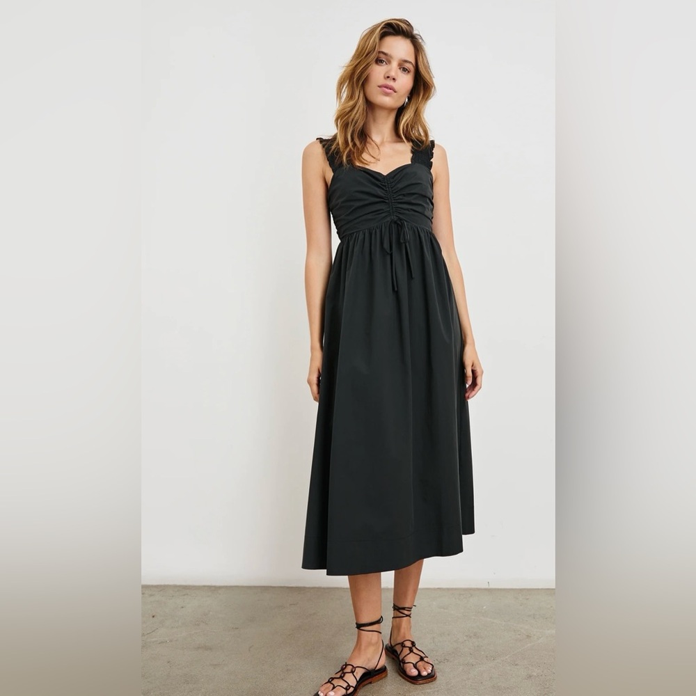 NWT Rails Irisa Black Midi Dress Small